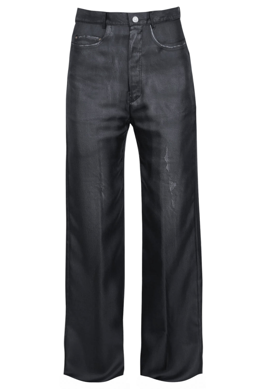 JUCCA Pantalone in seta effetto denim