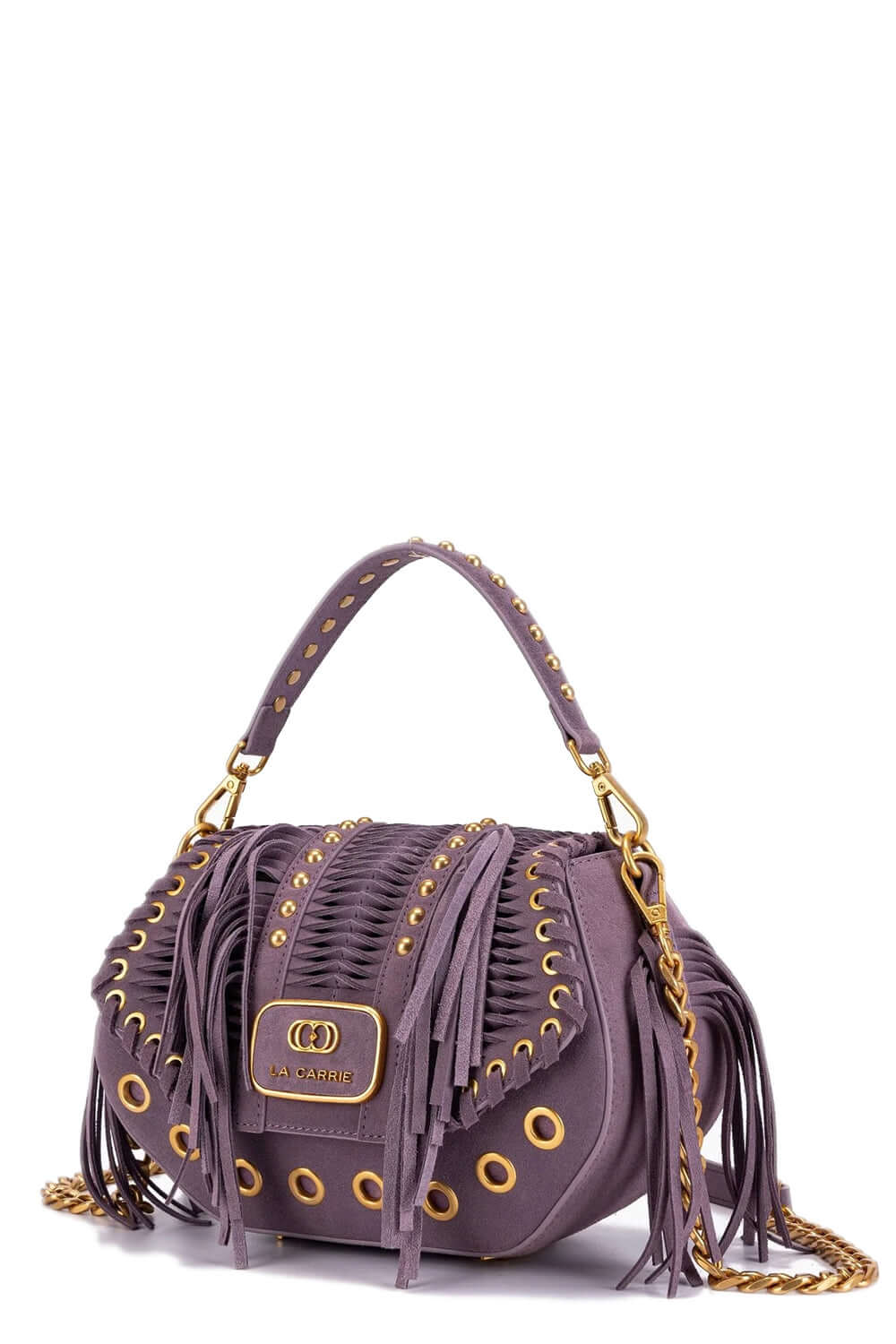 LA CARRIE Borsa a mano Etnic in suede Uncategorized LA CARRIE