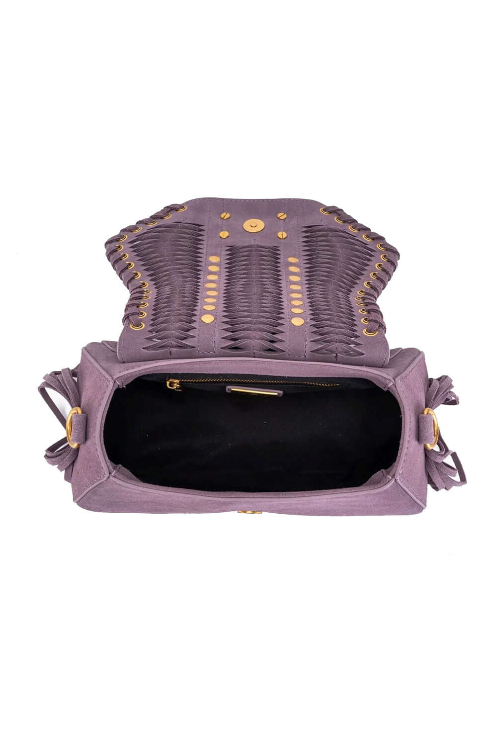 LA CARRIE Borsa a mano Etnic in suede Uncategorized LA CARRIE