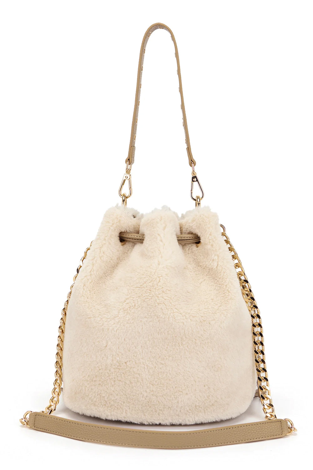 LA CARRIE Borsa teddy in ecopeliccia