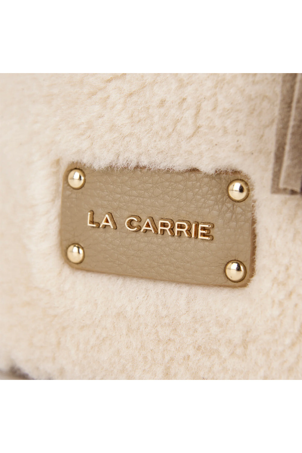LA CARRIE Borsa teddy in ecopeliccia