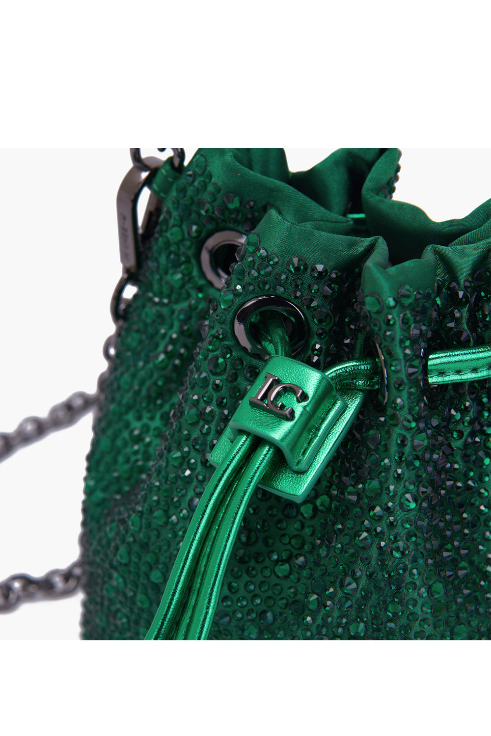 LA CARRIE Mini secchiello satin e strass LA CARRIE