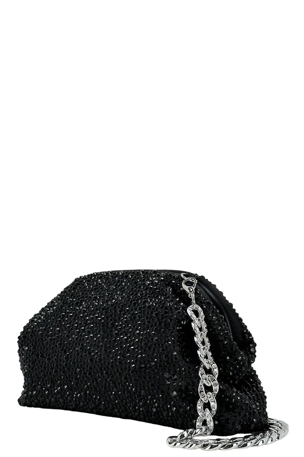 LA CARRIE Pochette strass con tracolla