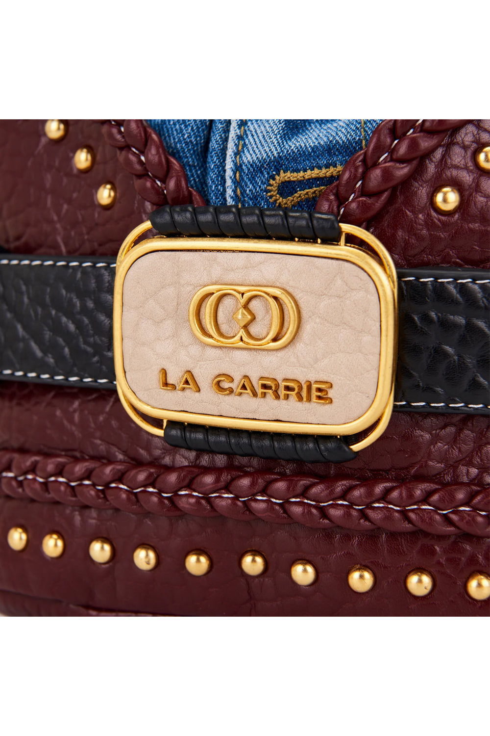 LA CARRIE Secchiello Bagghy in denim e PU