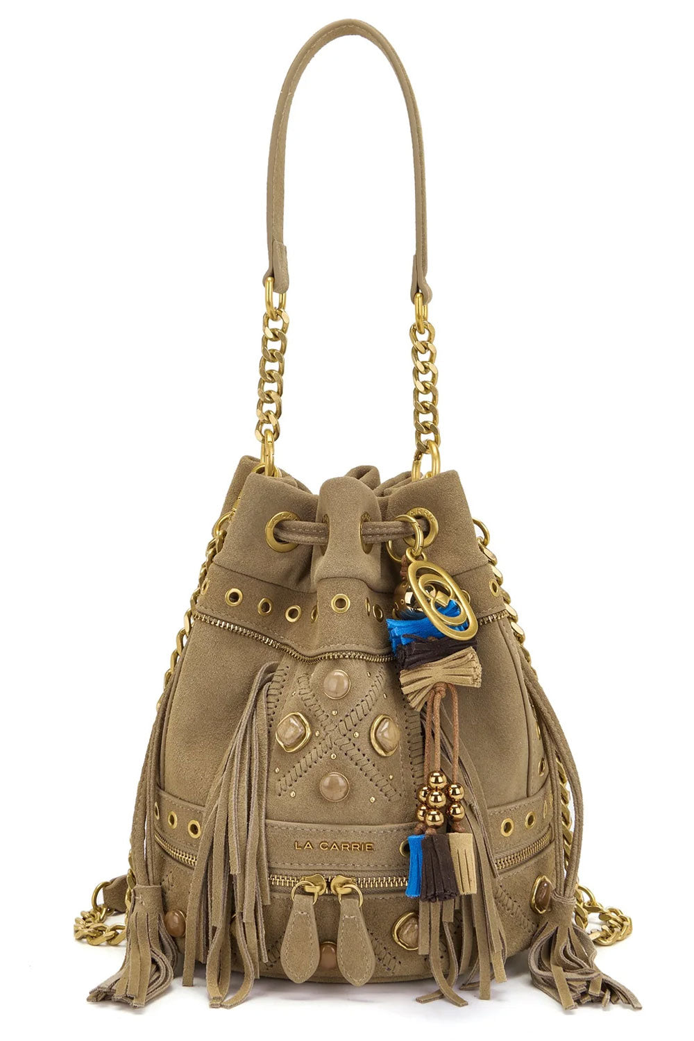 LA CARRIE Secchiello Jungle in suede