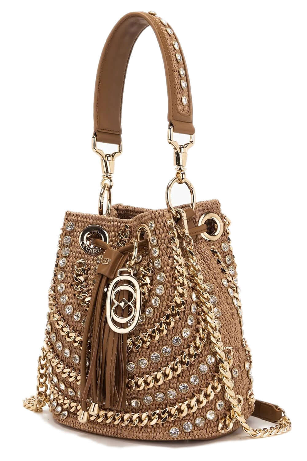 LA CARRIE Secchiello Mirror grande Satchel Bags LA CARRIE