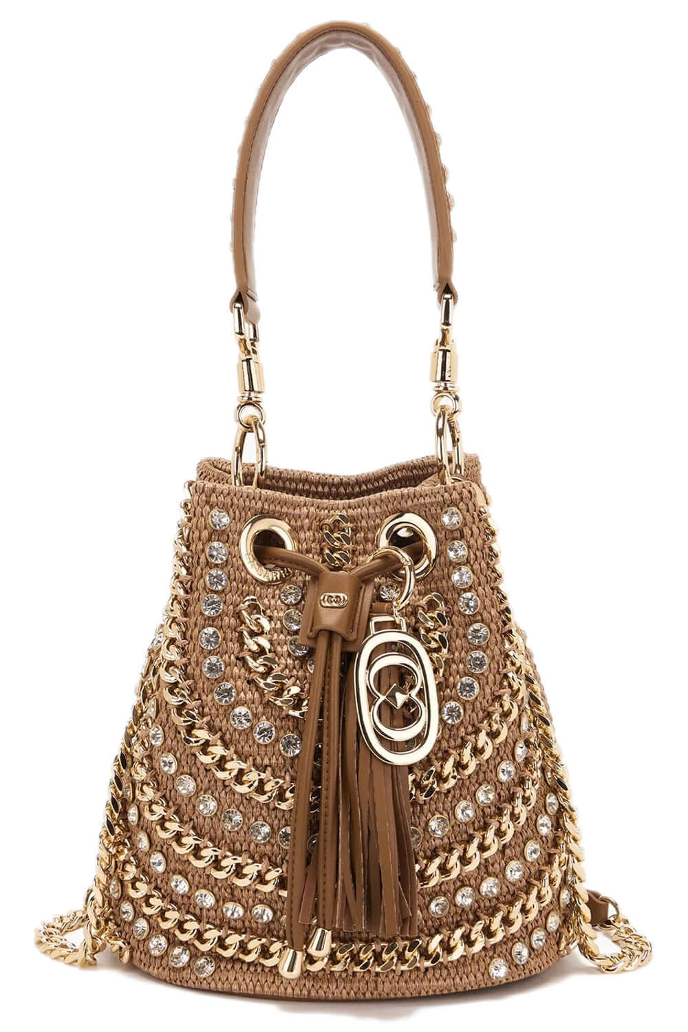 LA CARRIE Secchiello Mirror grande Satchel Bags LA CARRIE
