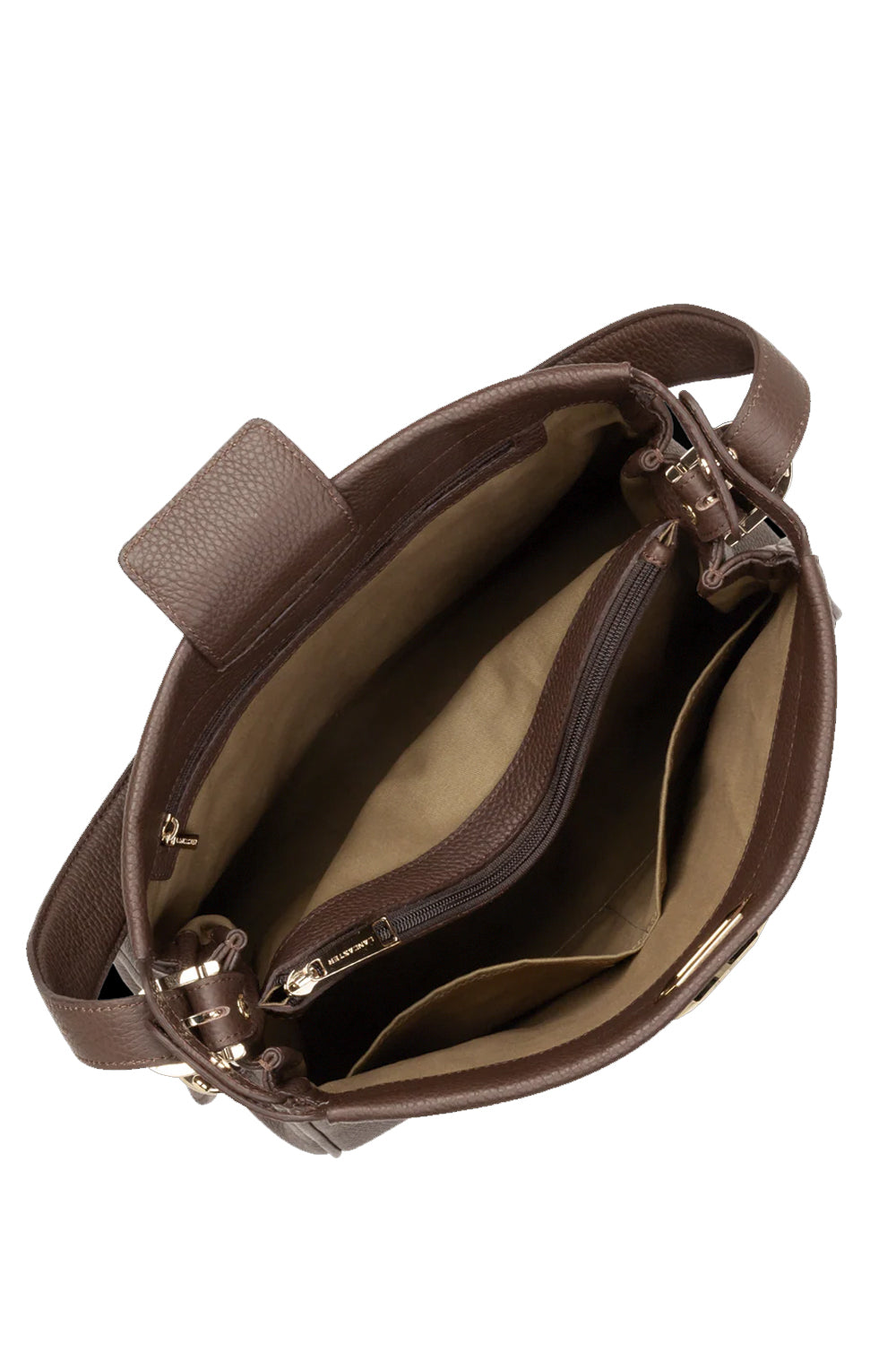 LANCASTER Borsa Hobo grande in pelle pieno fiore