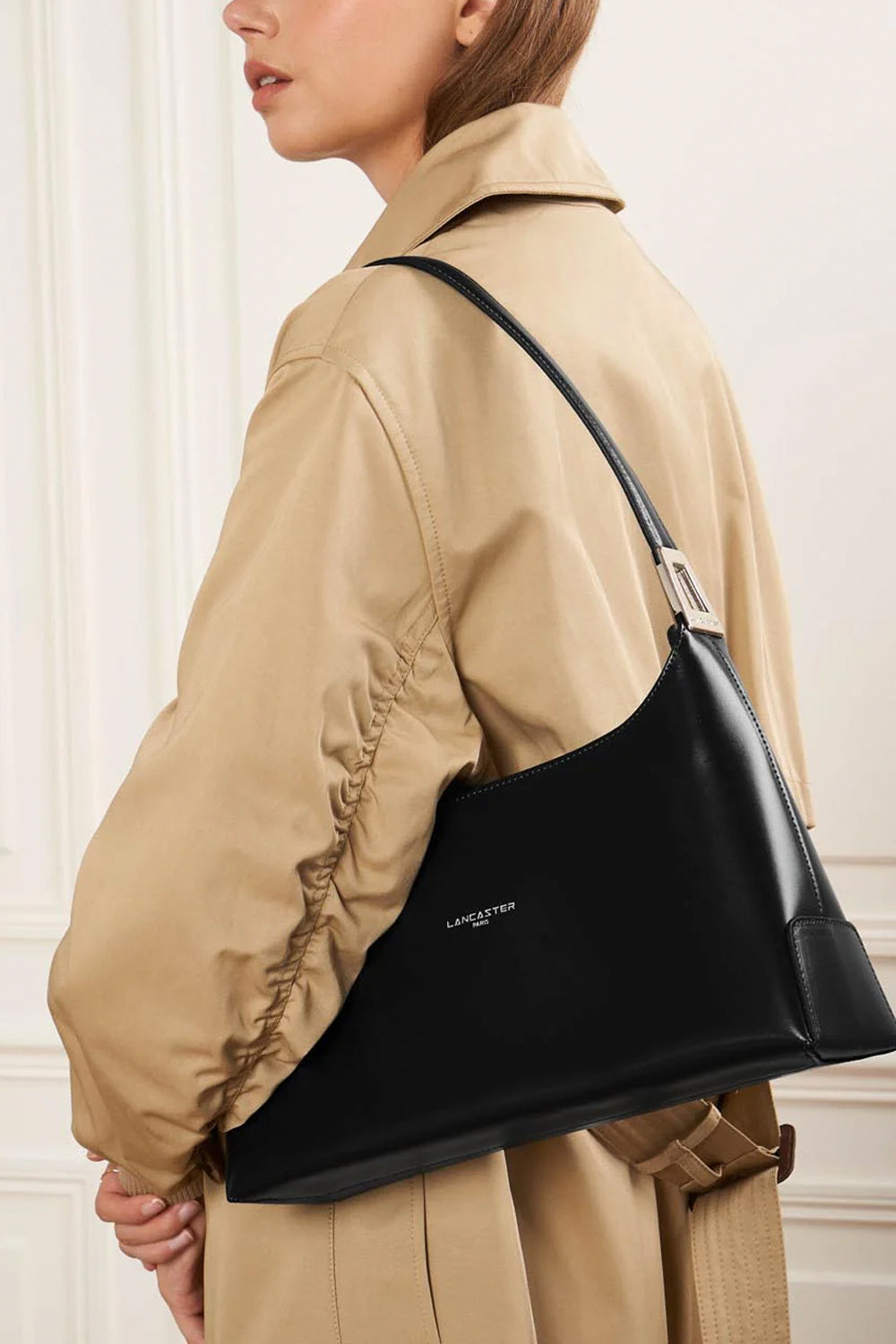 LANCASTER Borsa grande in pelle liscia