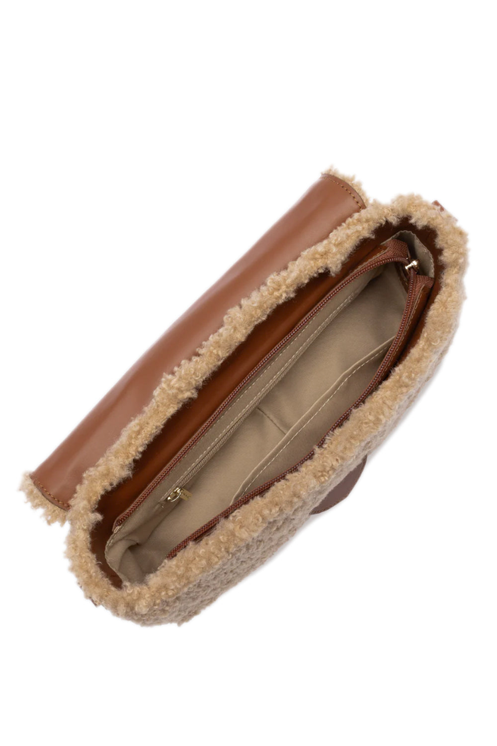 LANCASTER Borsa Trotter in montone e pelle