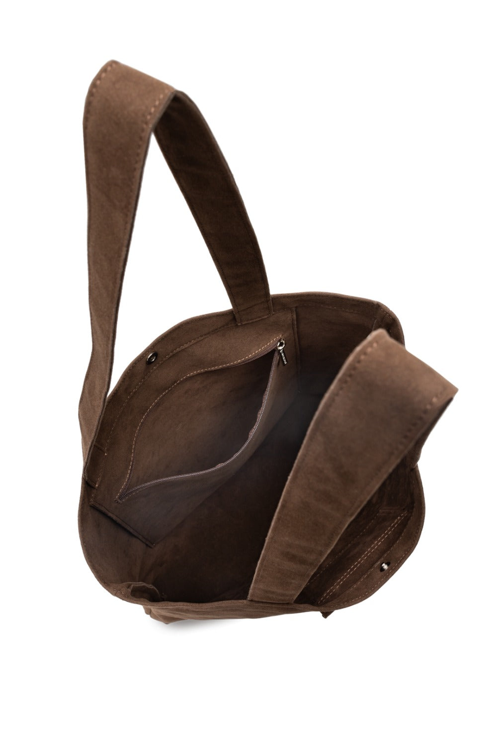 LANCASTER Borsa a spalla effetto camoscio