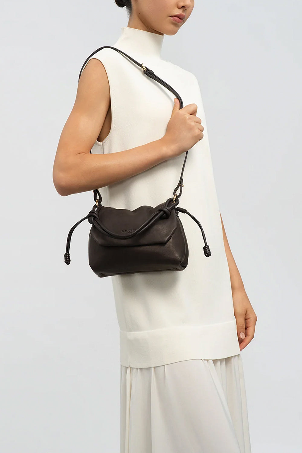 LANCASTER Borsa besace piccola in pelle