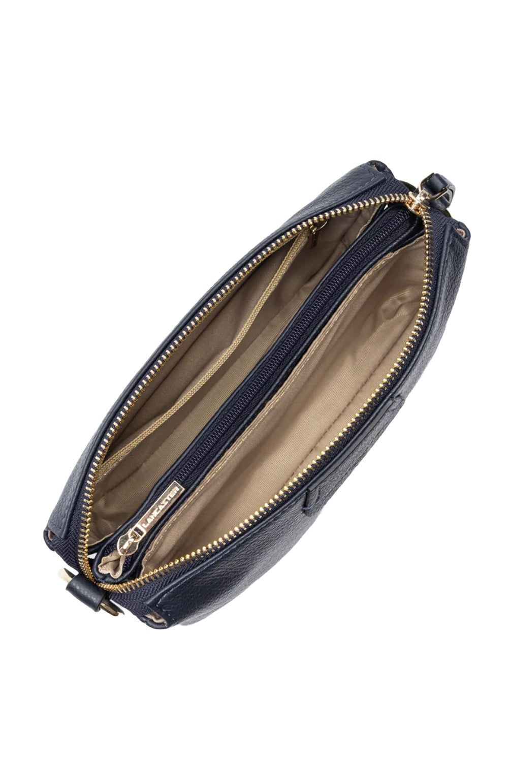 LANCASTER Borsa media Pouch in pelle granulata
