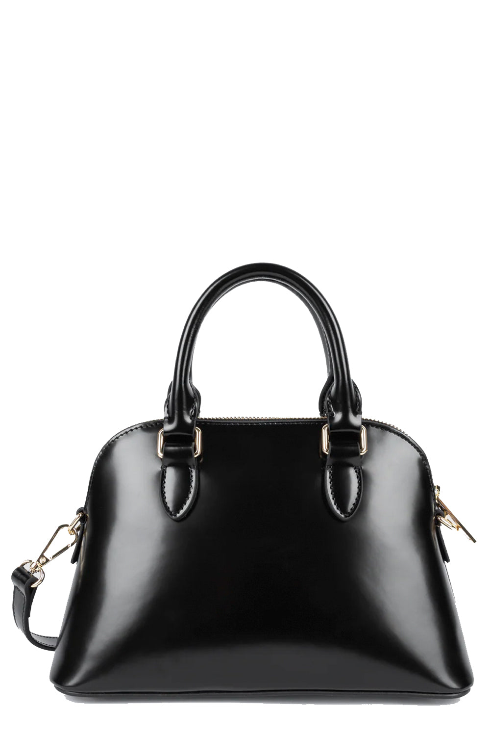 LANCASTER Borsa mezzaluna in pelle liscia