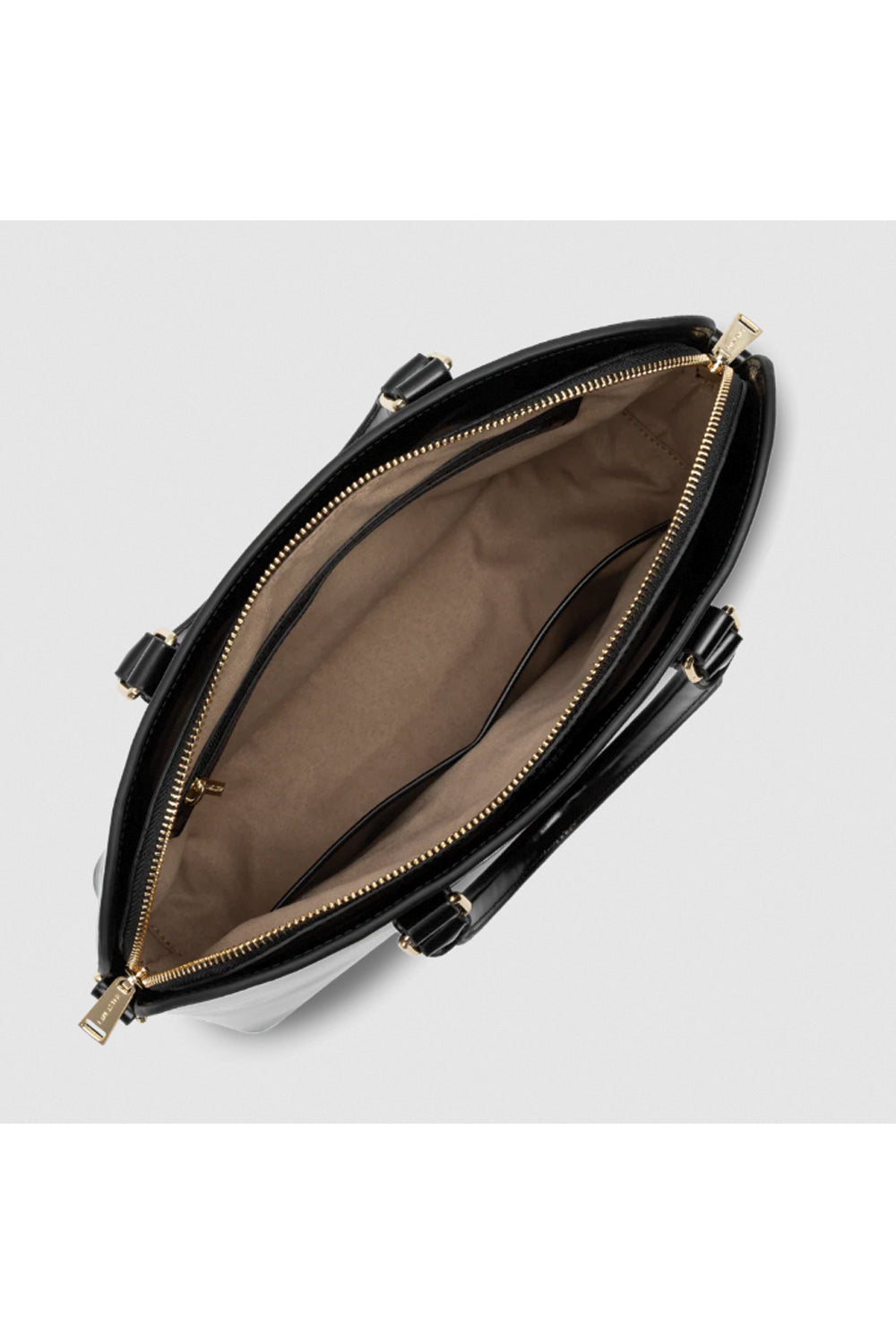 LANCASTER Borsa mezzaluna in pelle liscia