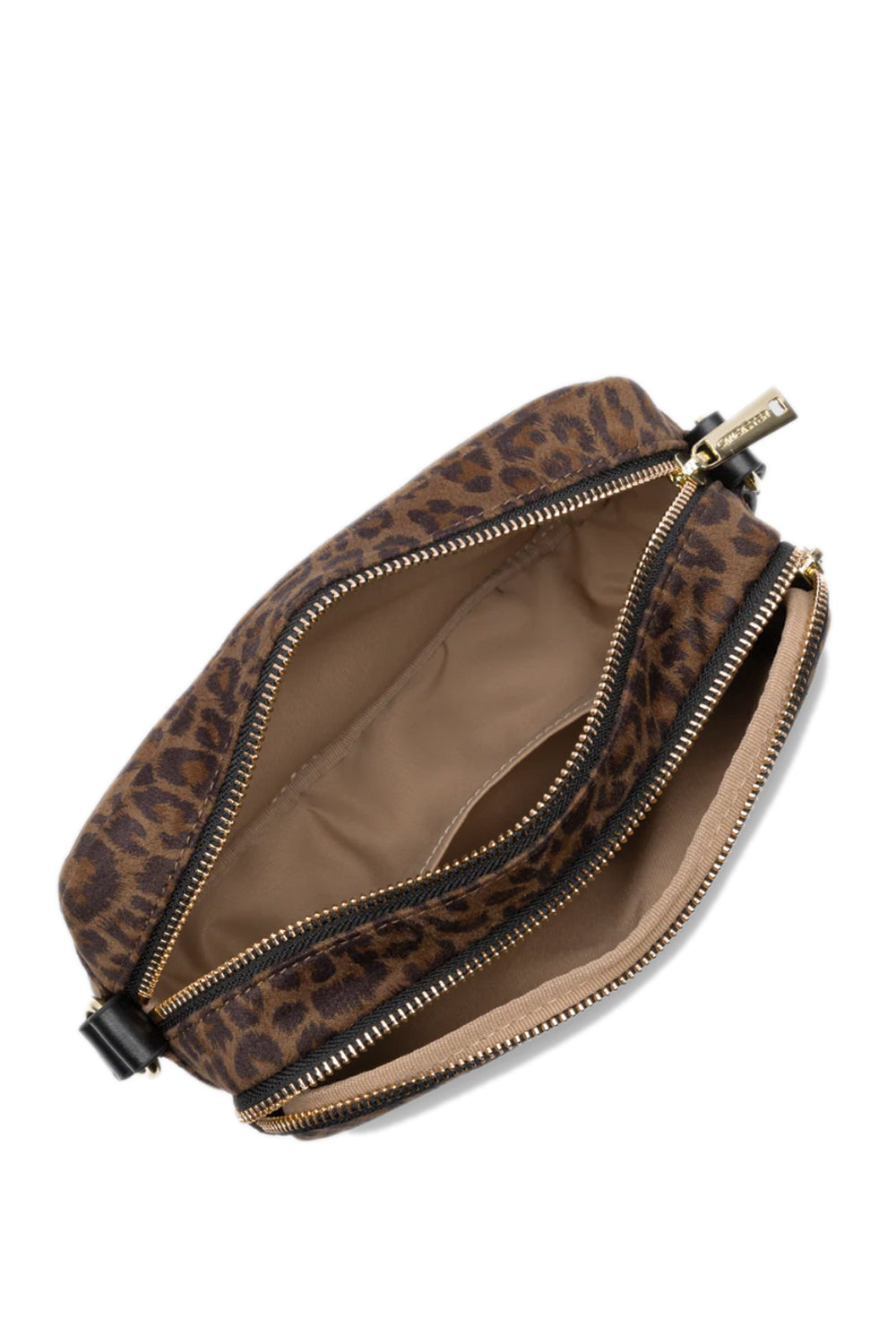 LANCASTER Camera bag in leopardato