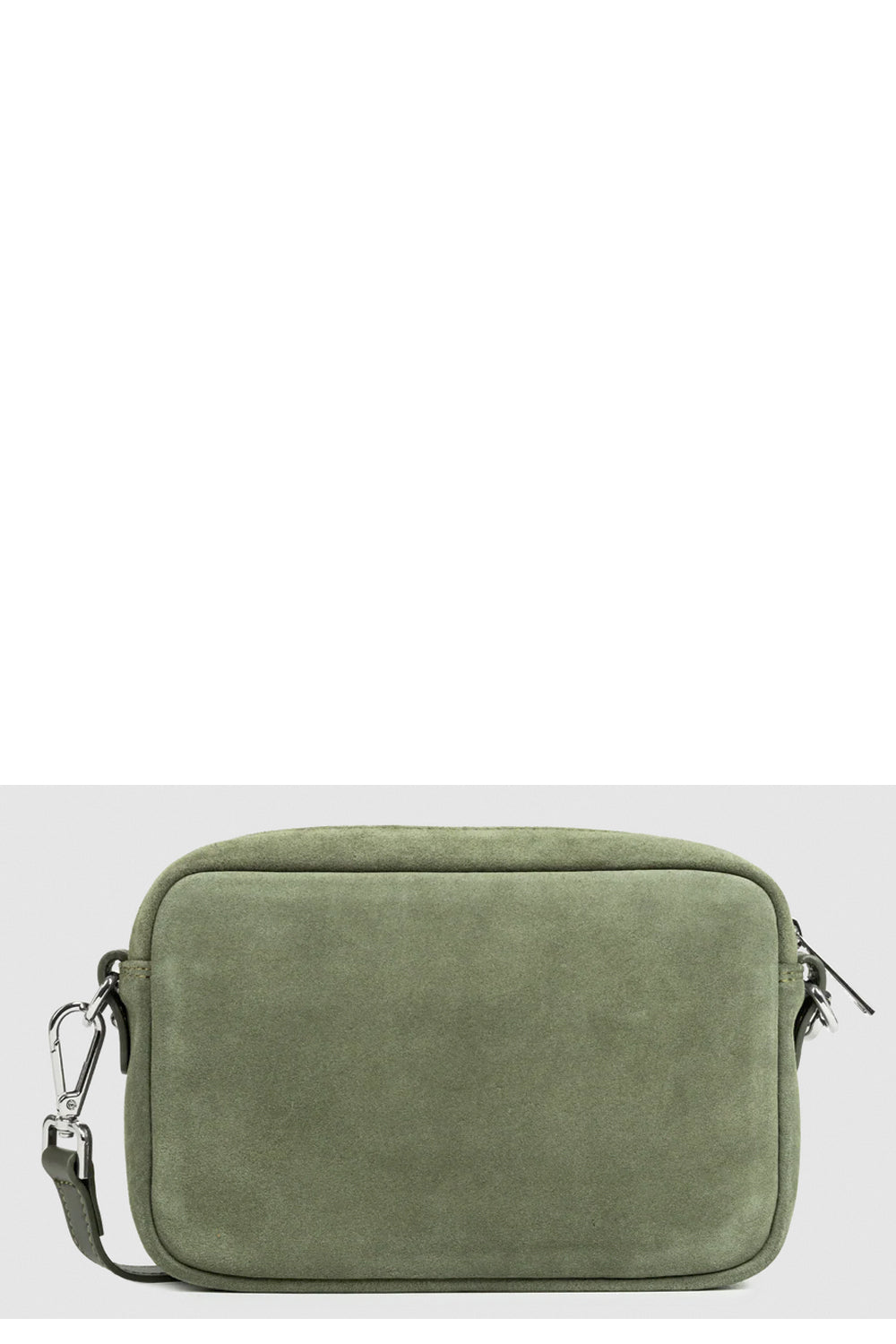 LANCASTER Camera bag in suede con tracolla