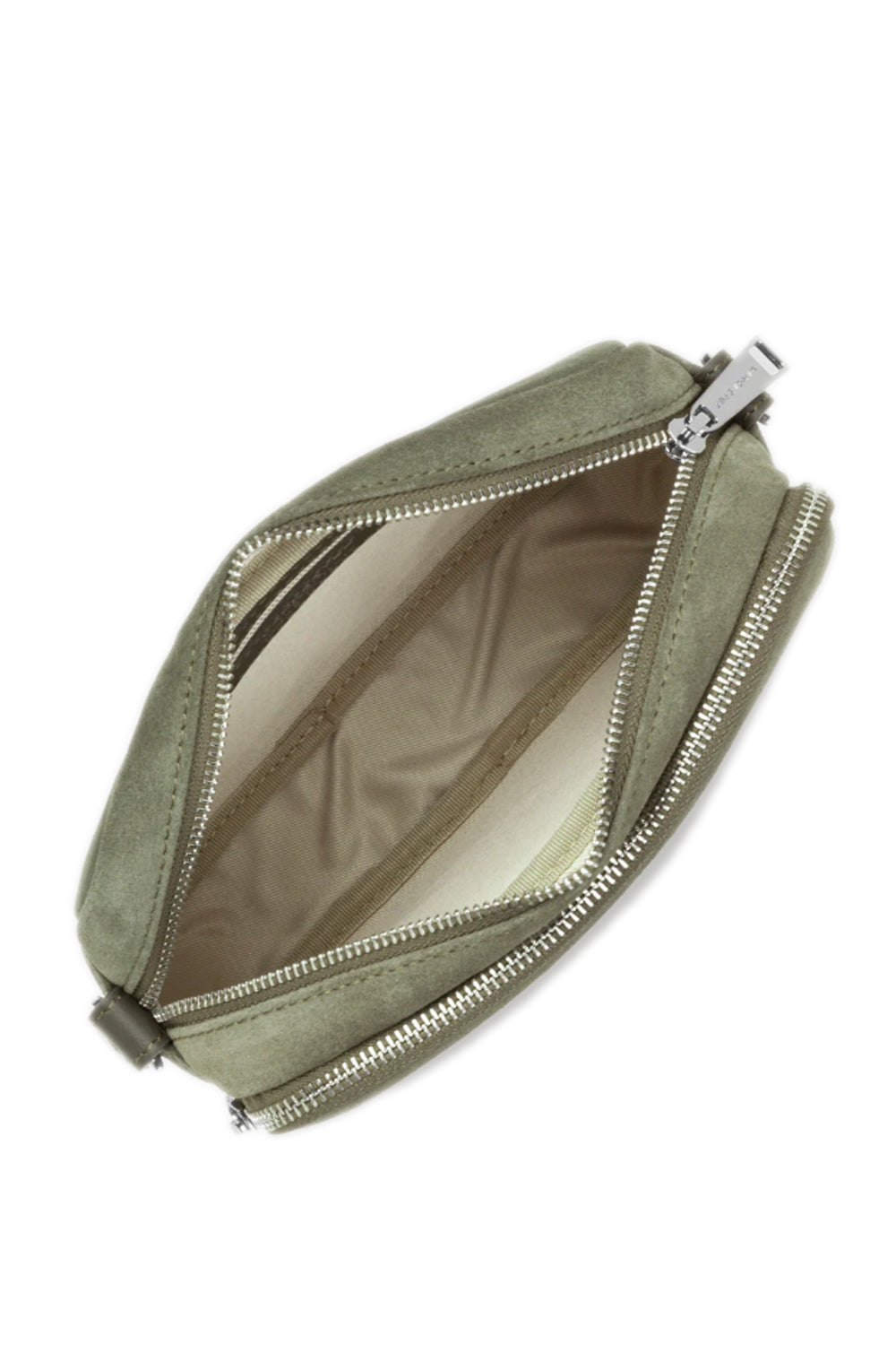 LANCASTER Camera bag in suede con tracolla