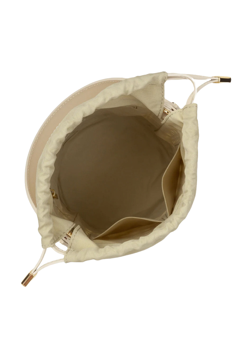 LANCASTER Secchiello in canna di rattan con dettagli in pelle