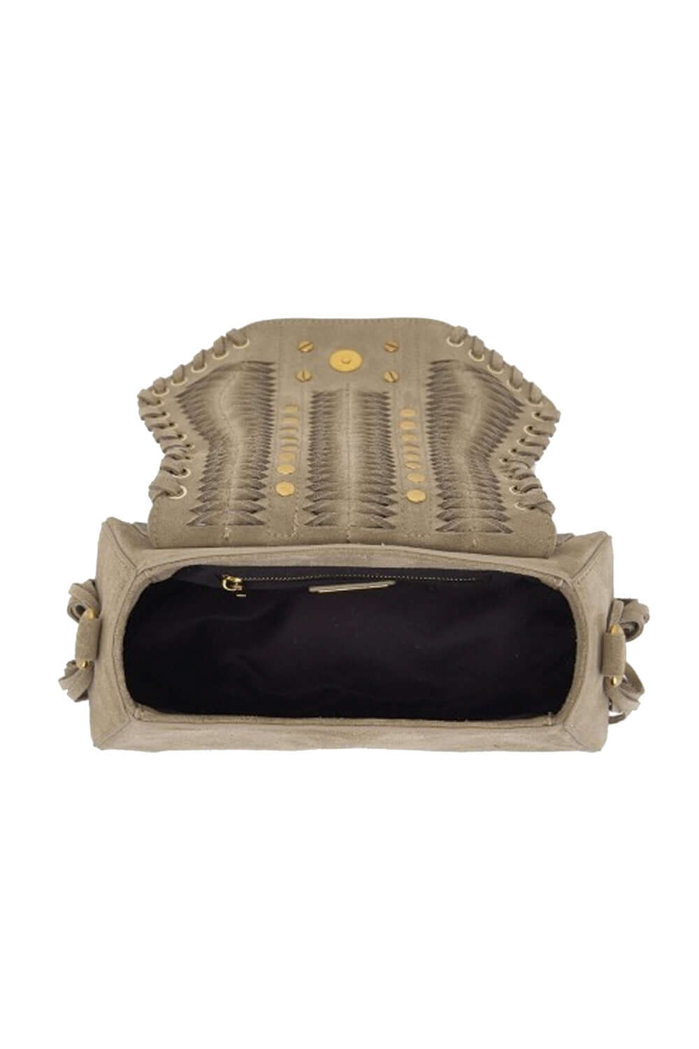 LA CARRIE Borsa a mano Etnic in suede Uncategorized LA CARRIE