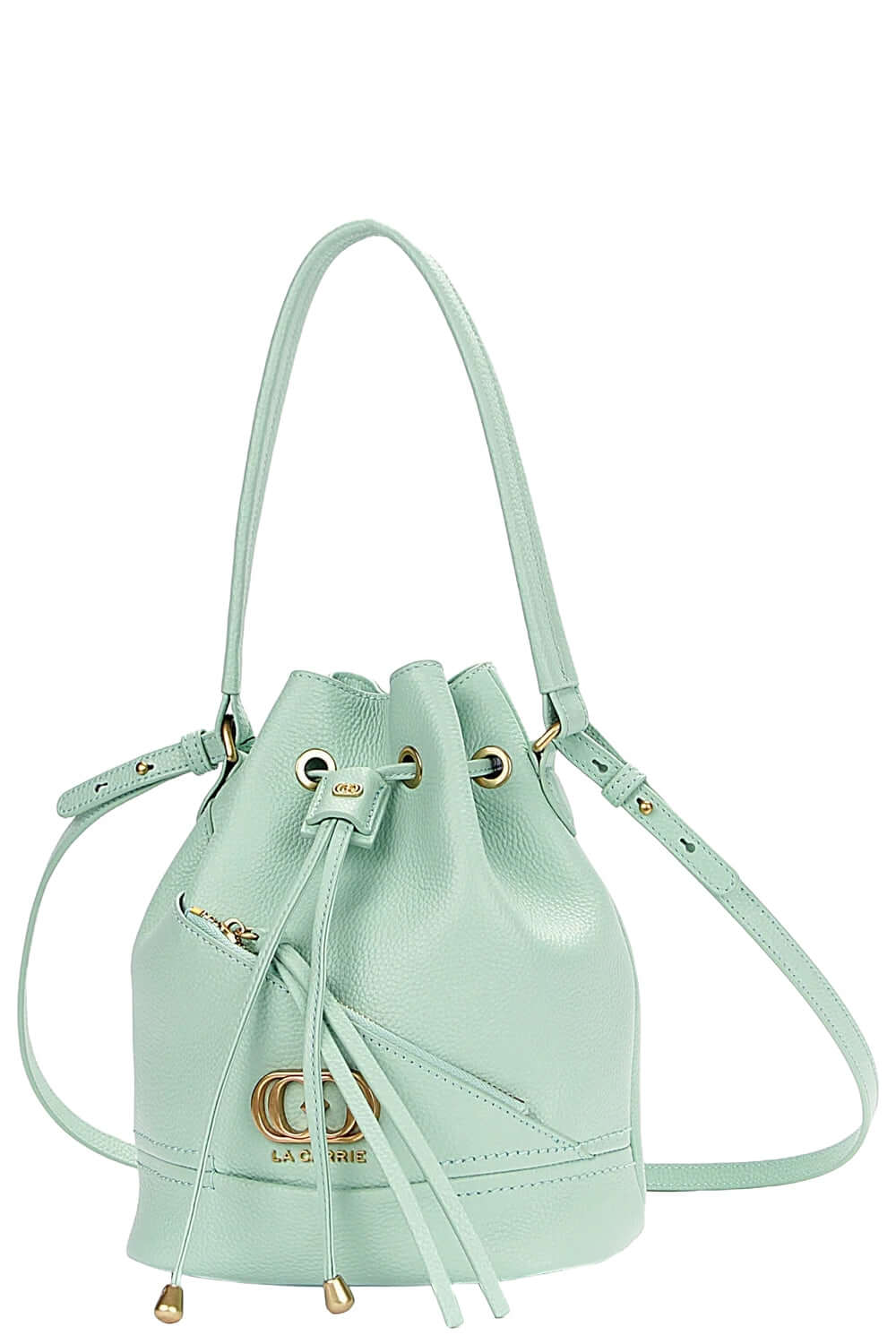 LA CARRIE Secchiello in pelle zipper Uncategorized LA CARRIE