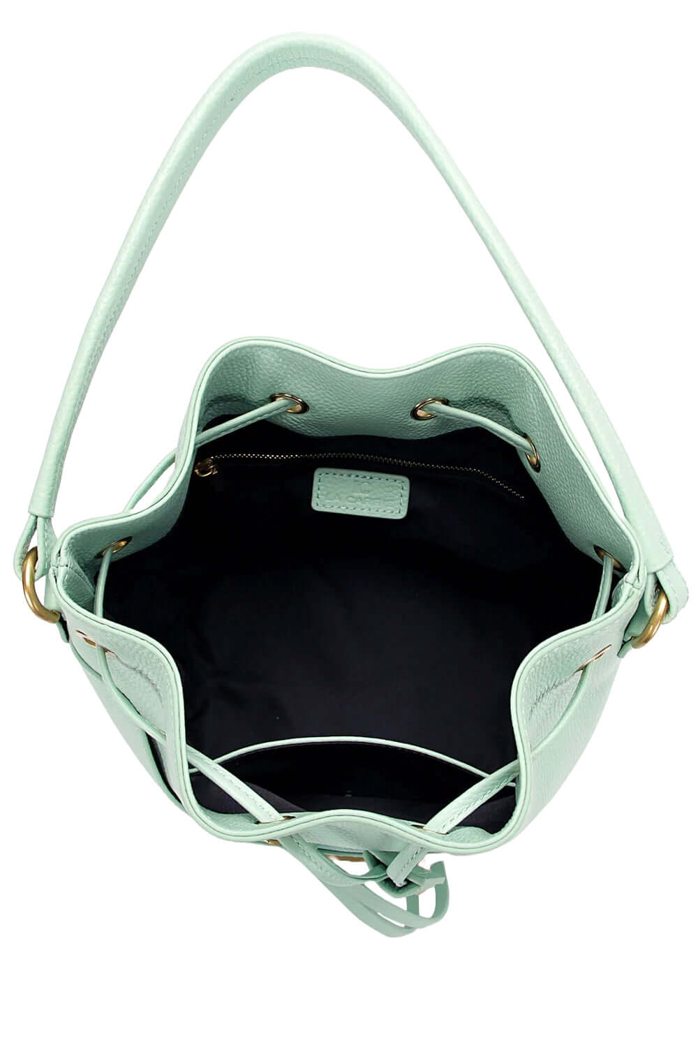 LA CARRIE Secchiello in pelle zipper Uncategorized LA CARRIE