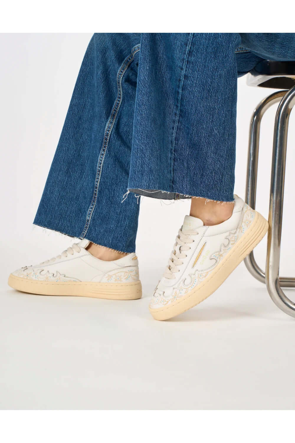 GHOUD Scarpe Lido Low Tex Avorio Uncategorized GHOUD