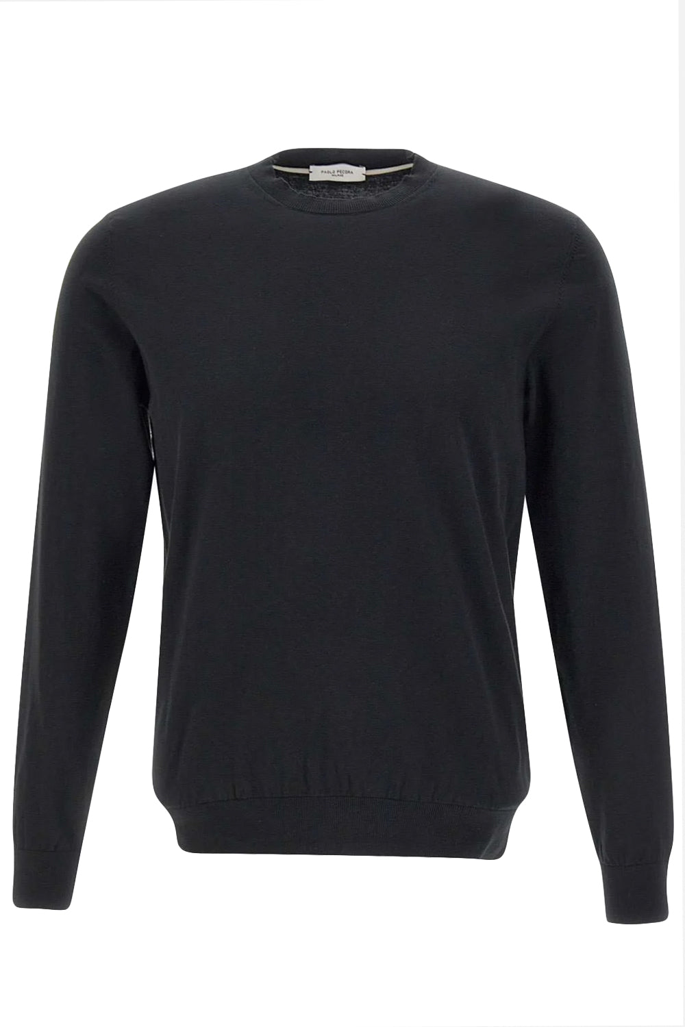 PAOLO PECORA Maglia girocollo in cotone extrafine PAOLO PECORA