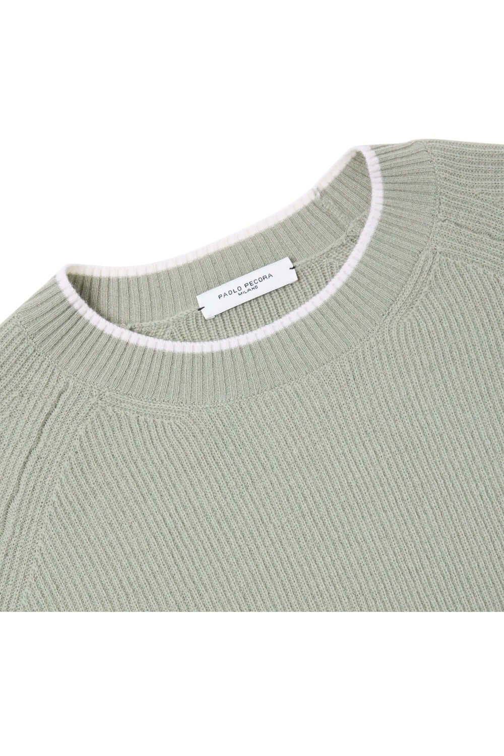 PAOLO PECORA Maglia in lana a coste
