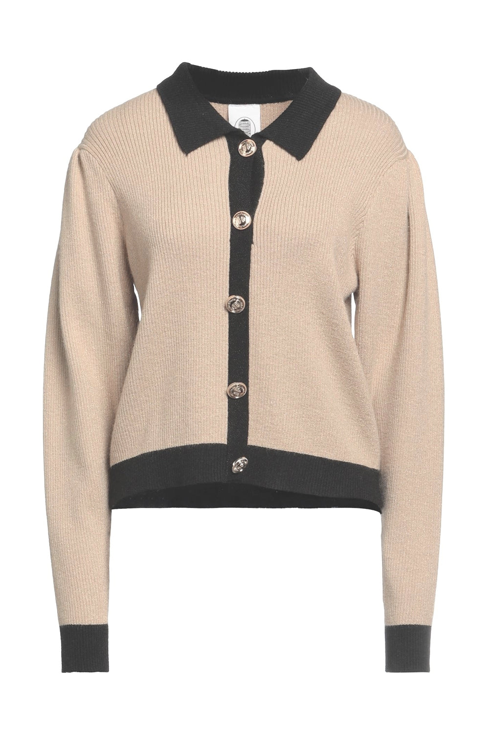 LE VOLIERE Maglia misto lana con bottoni LE VOLIERE