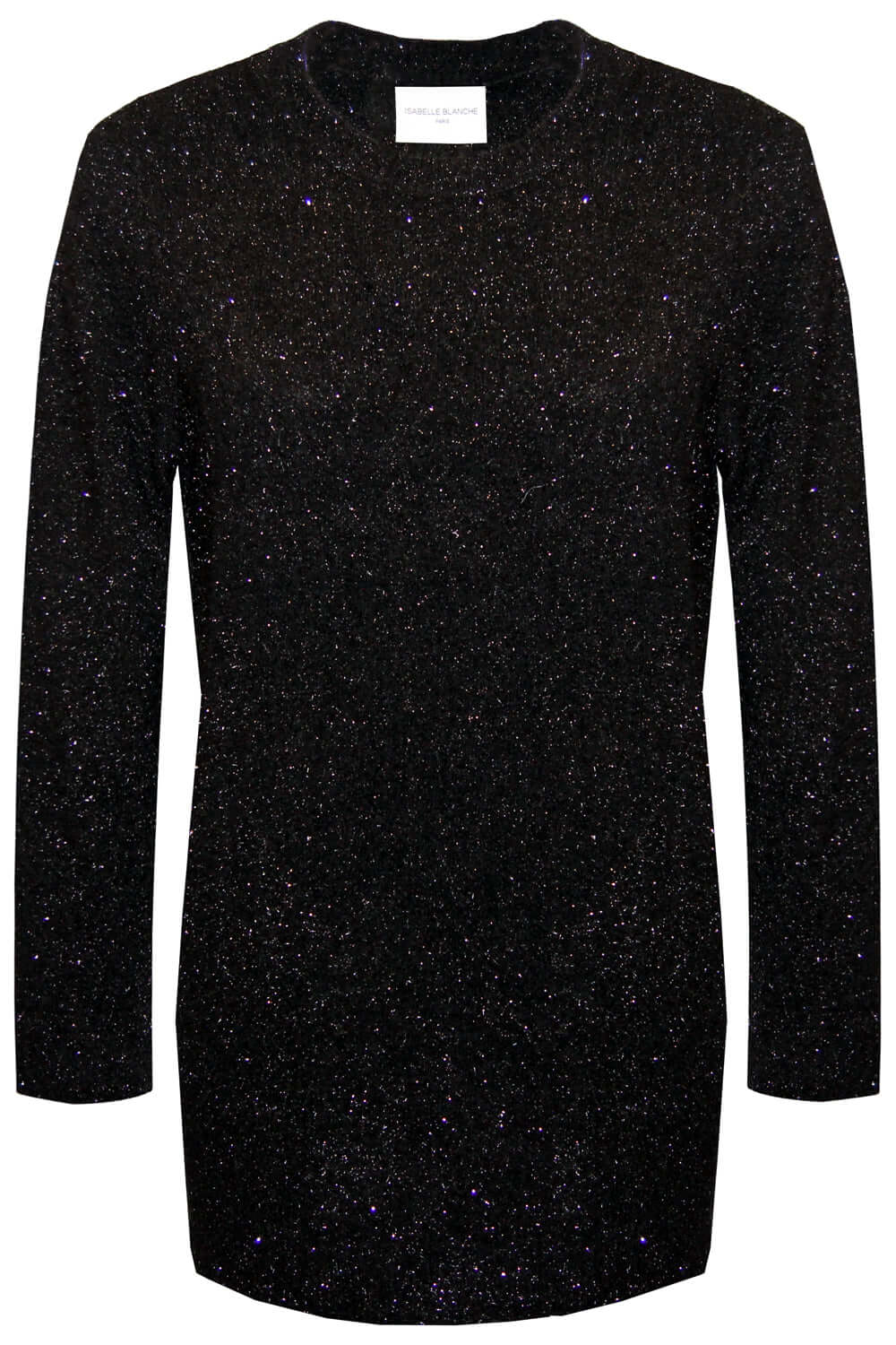 ISABELLE BLANCHE Abito in maglia girocollo lurex Uncategorized ISABELLE BLANCHE