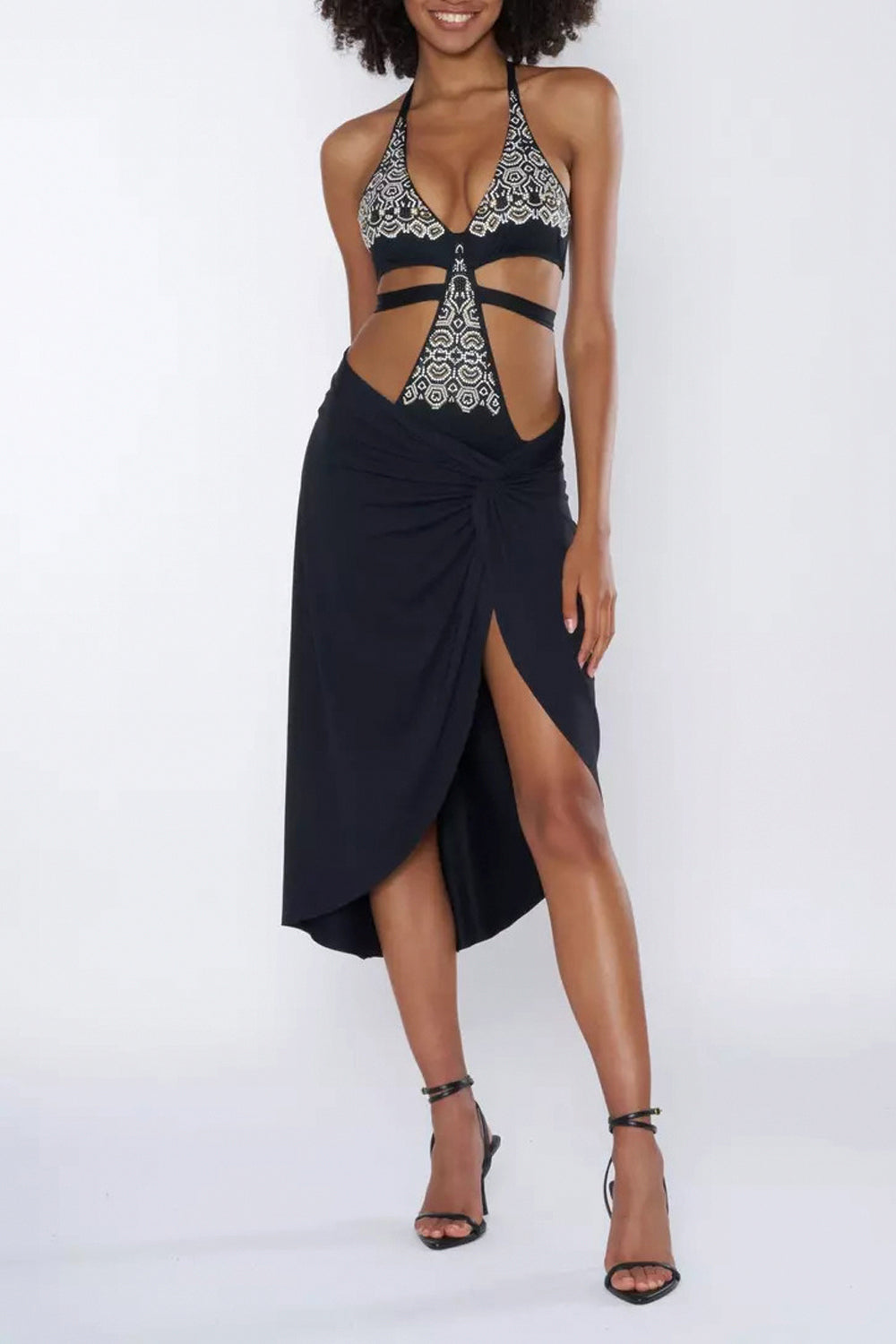 MISSBIKINI Gonna midi in microfibra MISSBIKINI