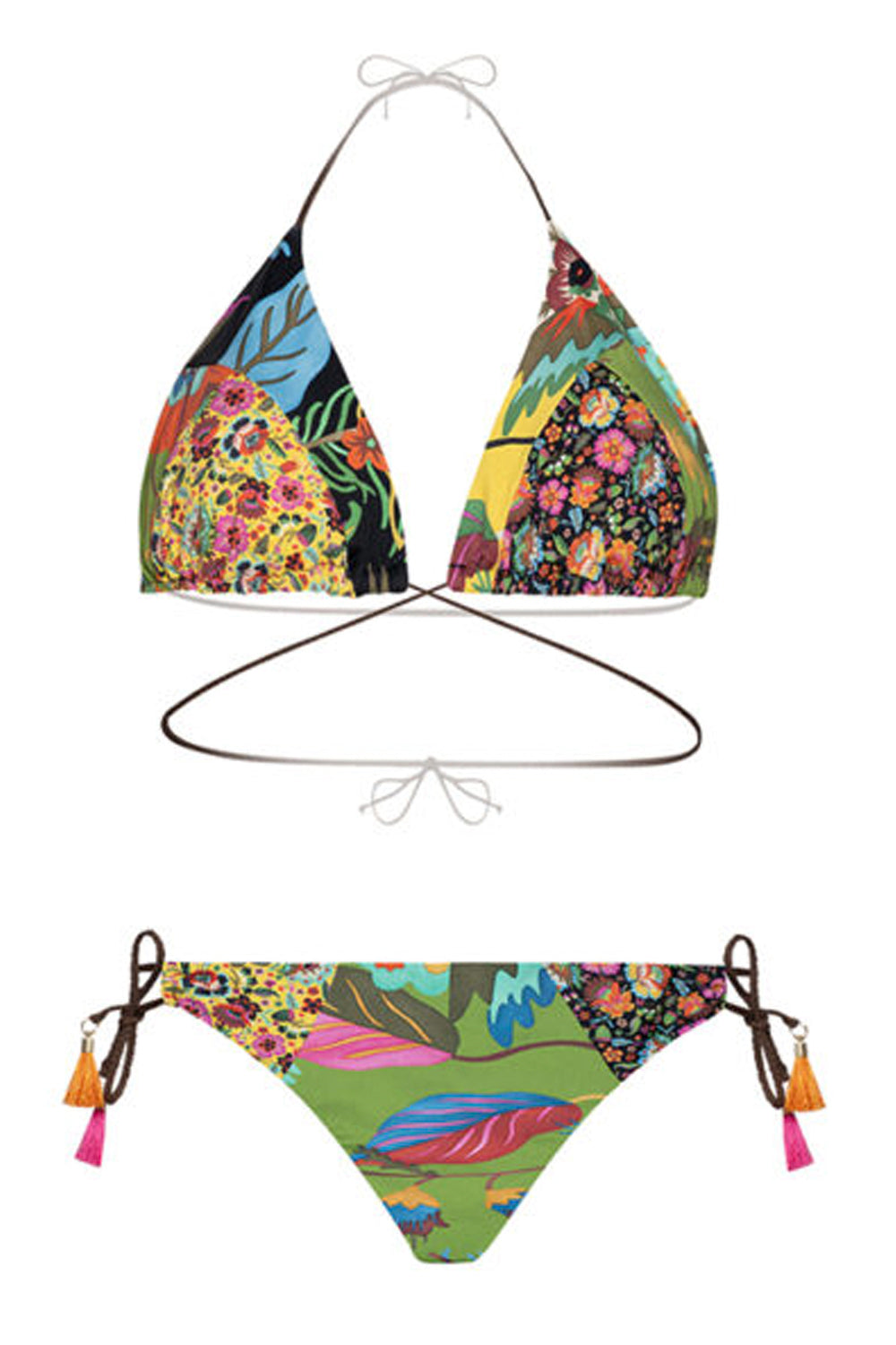 MISSBIKINI Bikini triangolo con incrocio