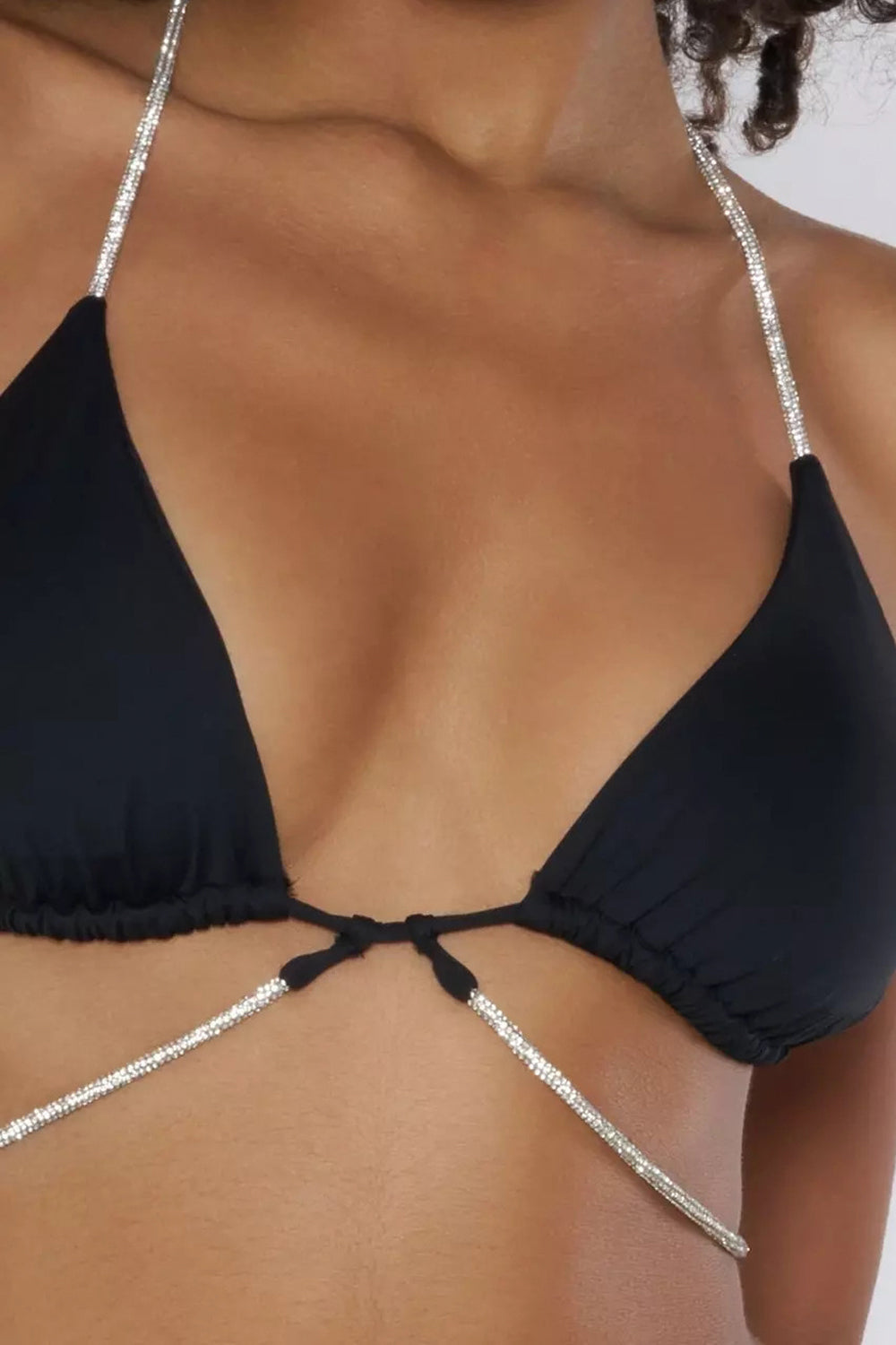 MISSBIKINI Bikini triangolo con lacci crystal MISSBIKINI