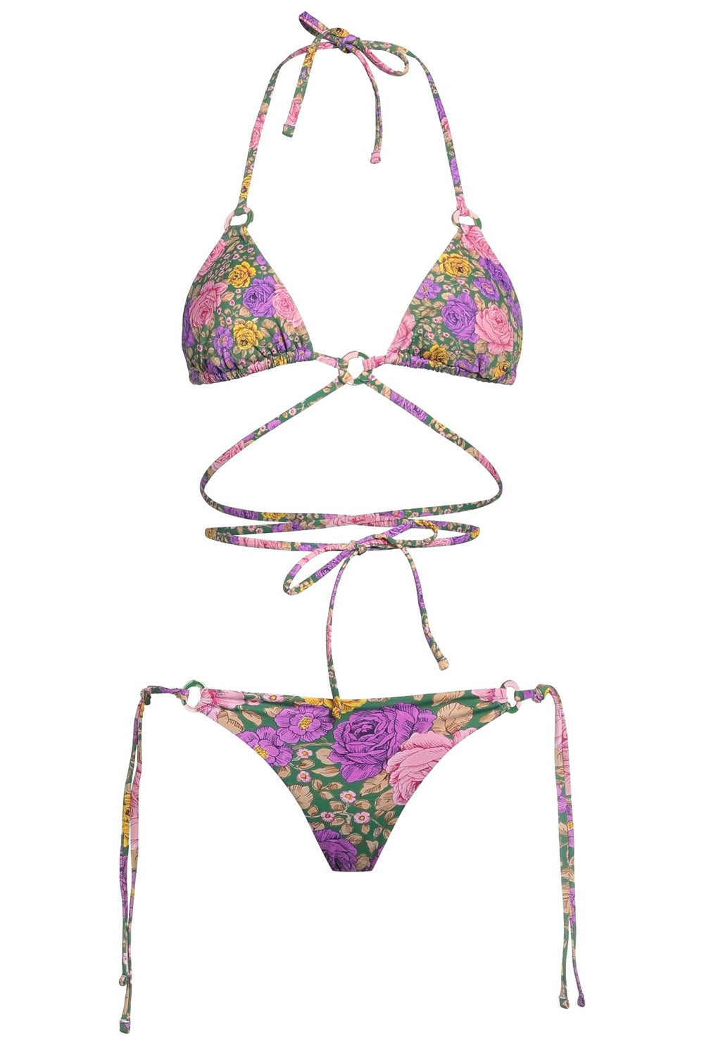 MISSBIKINI Bikini triangolo con lacci