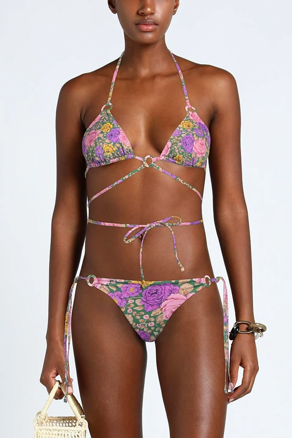 MISSBIKINI Bikini triangolo con lacci