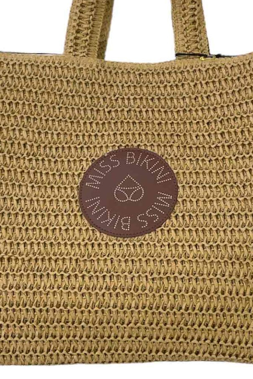 MISSBIKINI Borsa in rafia con frange MISSBIKINI