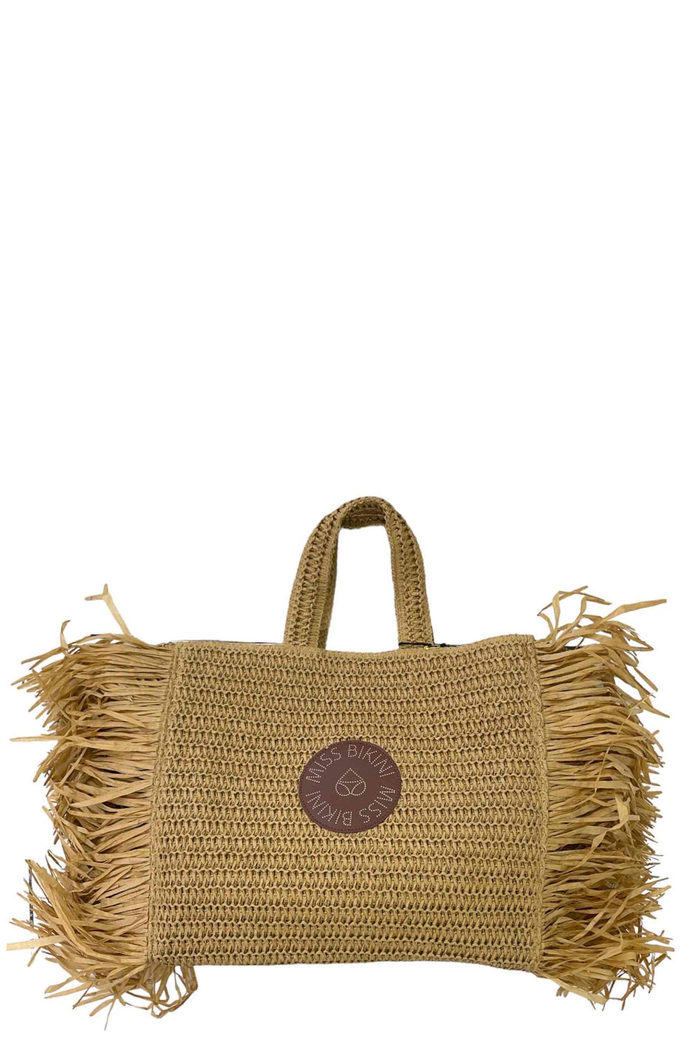 MISSBIKINI Borsa in rafia con frange