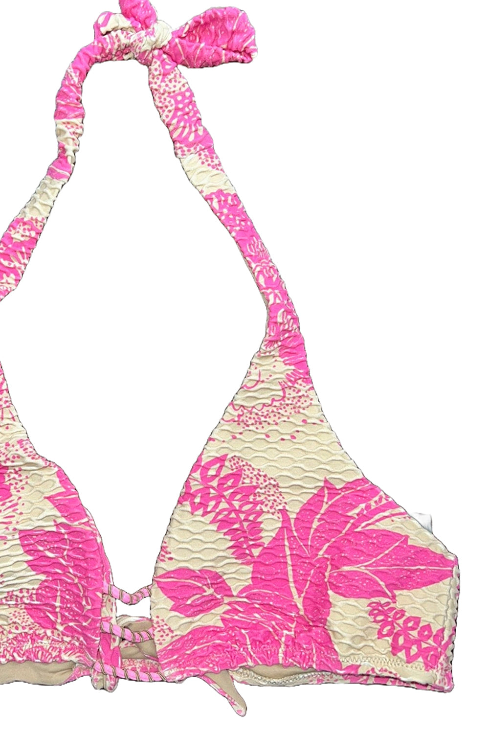 MISSBIKINI Top americana in tessuto goffrato MISSBIKINI