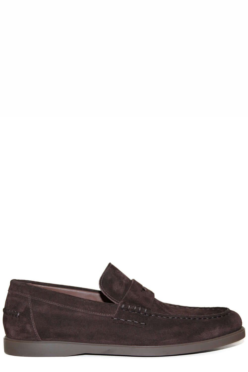 Mocassino in suede con fondo in gomma - DOUCALS