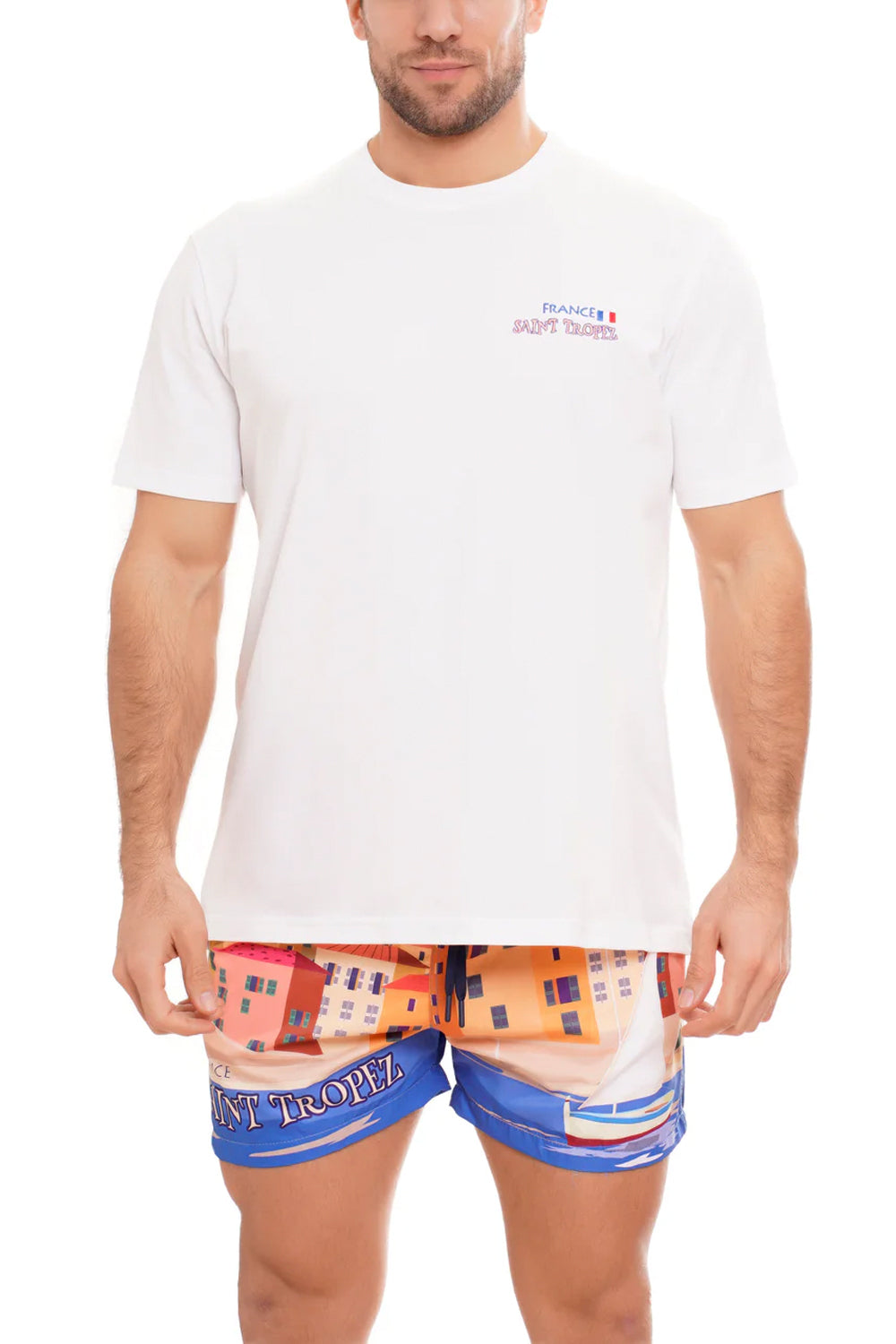 MOVE BEACHWEAR T-shirt con stampa sul retro