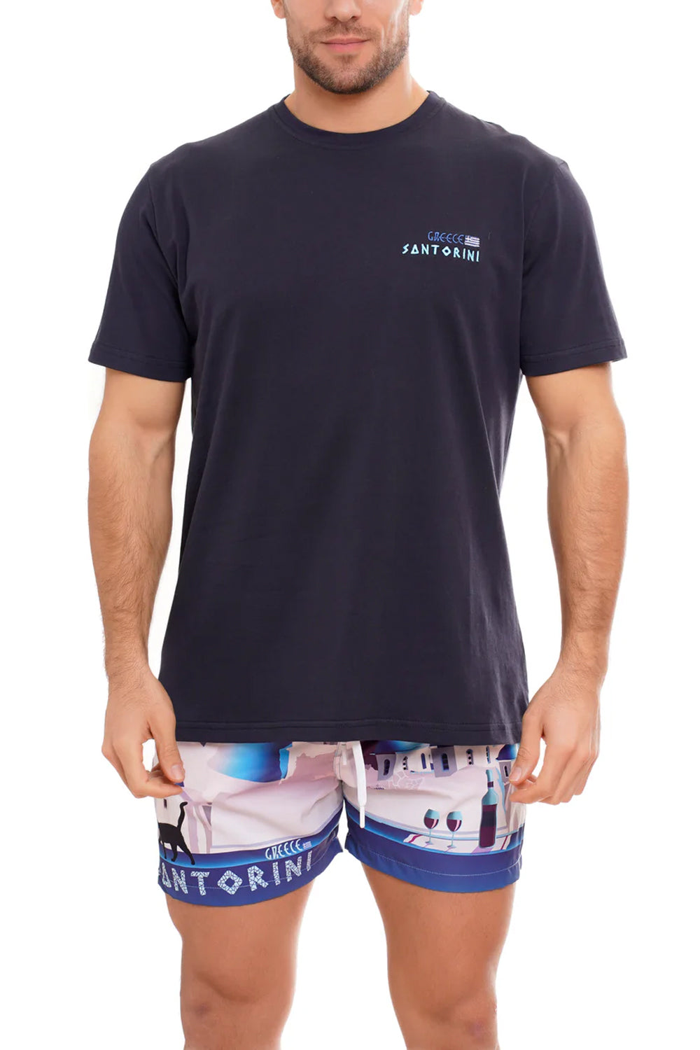 MOVE BEACHWEAR T-shirt con stampa sul retro MOVE BEACHWEAR