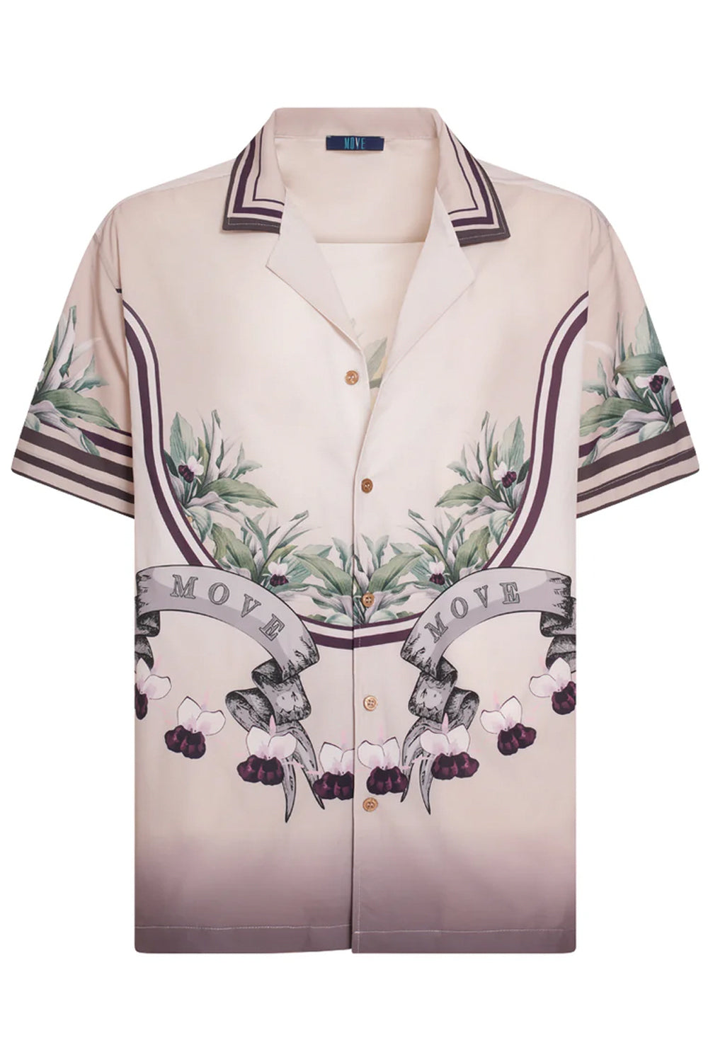 MOVE Camicia bowling stampata