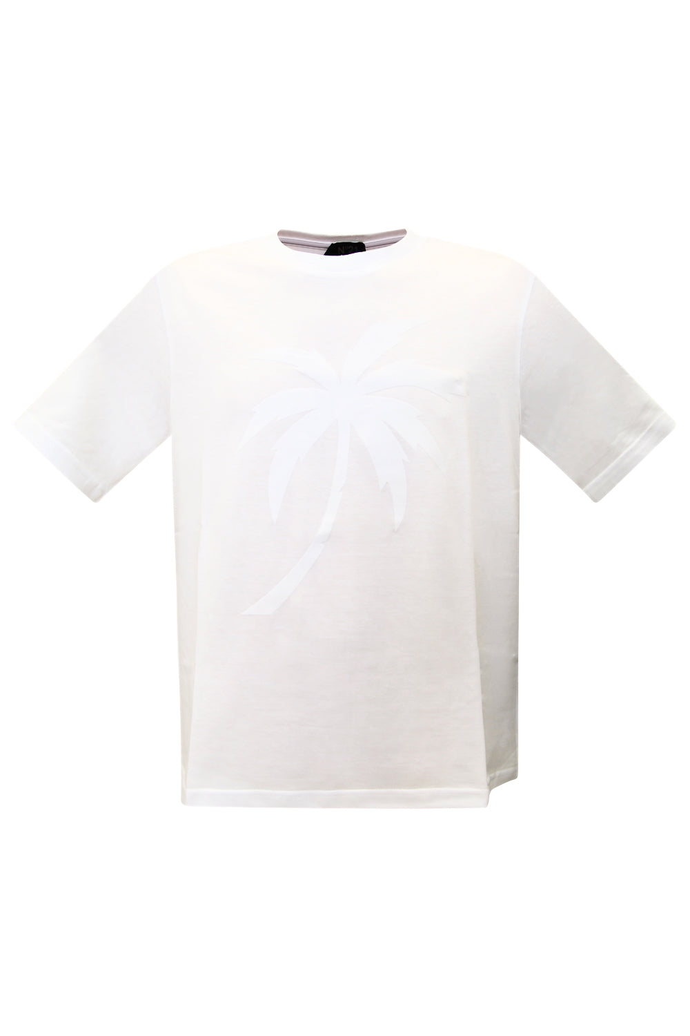 N21 T-shirt con stampa tono su tono N21