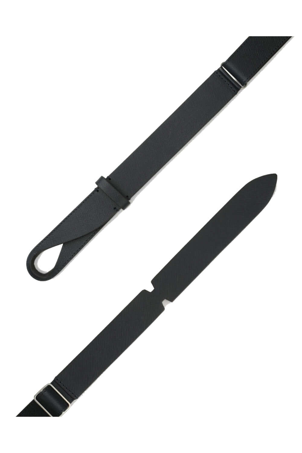 ORCIANI Cintura Nobuckle Saffiano in pelle Uncategorized ORCIANI