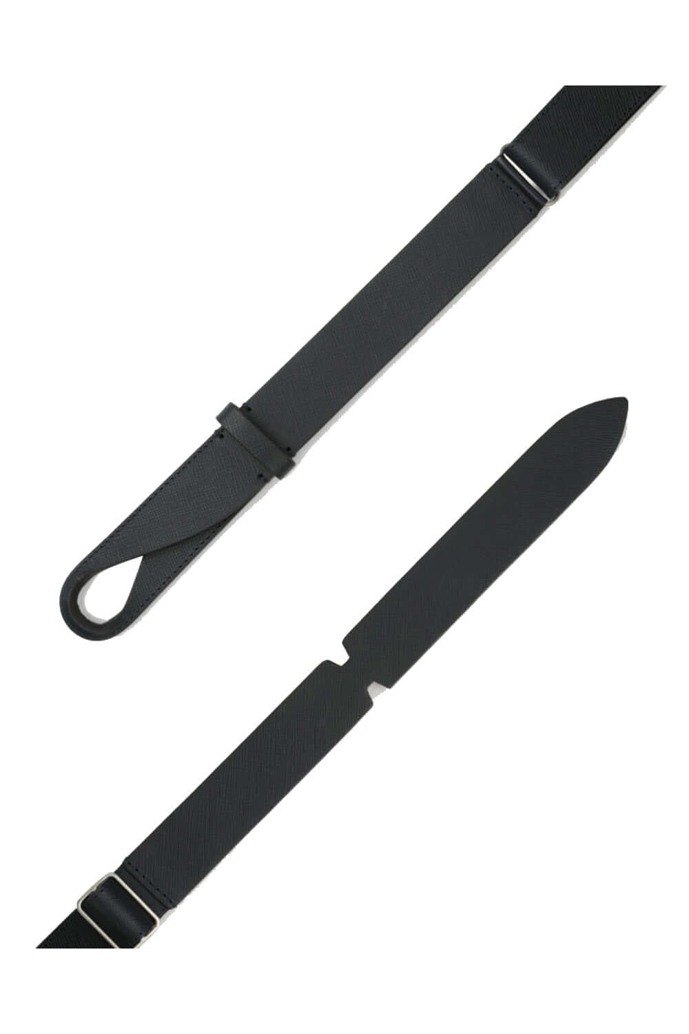 ORCIANI Cintura Nobuckle Saffiano in pelle Uncategorized ORCIANI