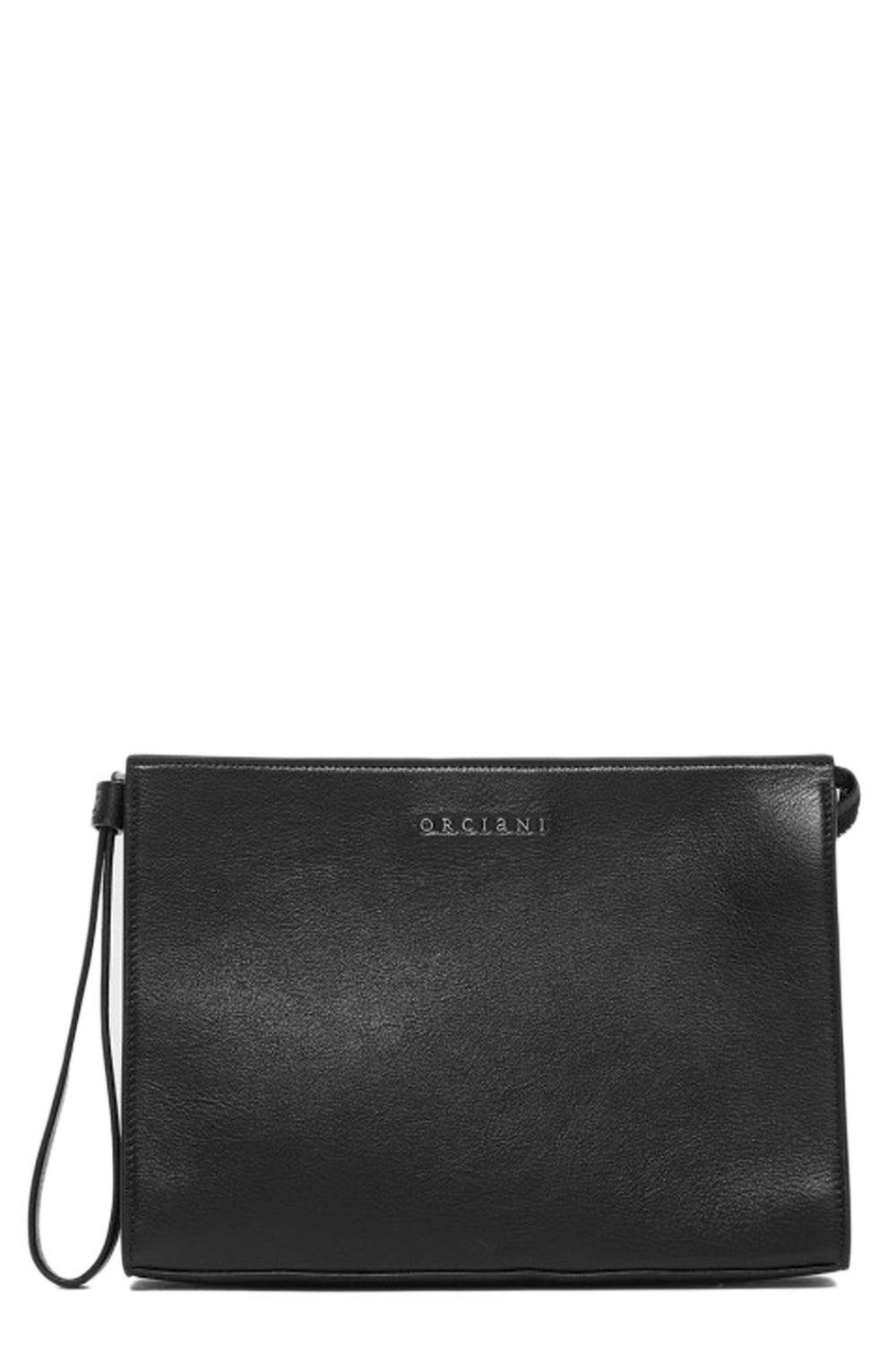 ORCIANI Pochette Small Lagoon in pelle con polsiera