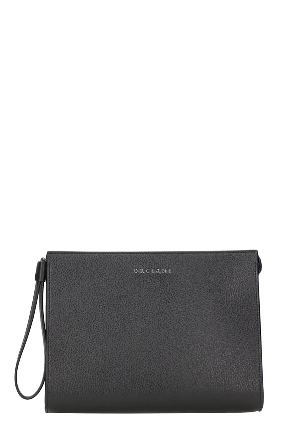 ORCIANI Pouch Micron in pelle con polsiera