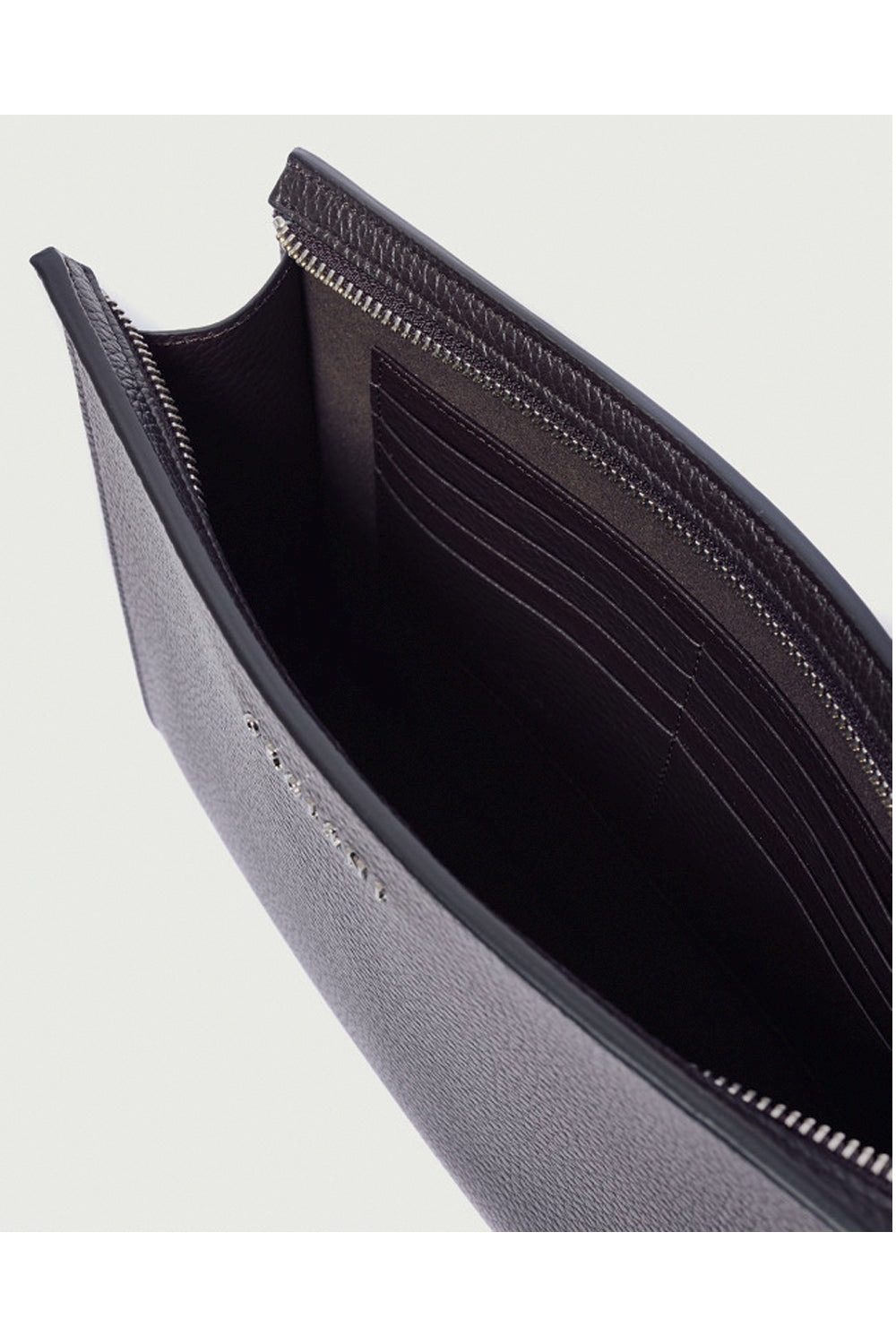 ORCIANI Pouch Micron in pelle con polsiera