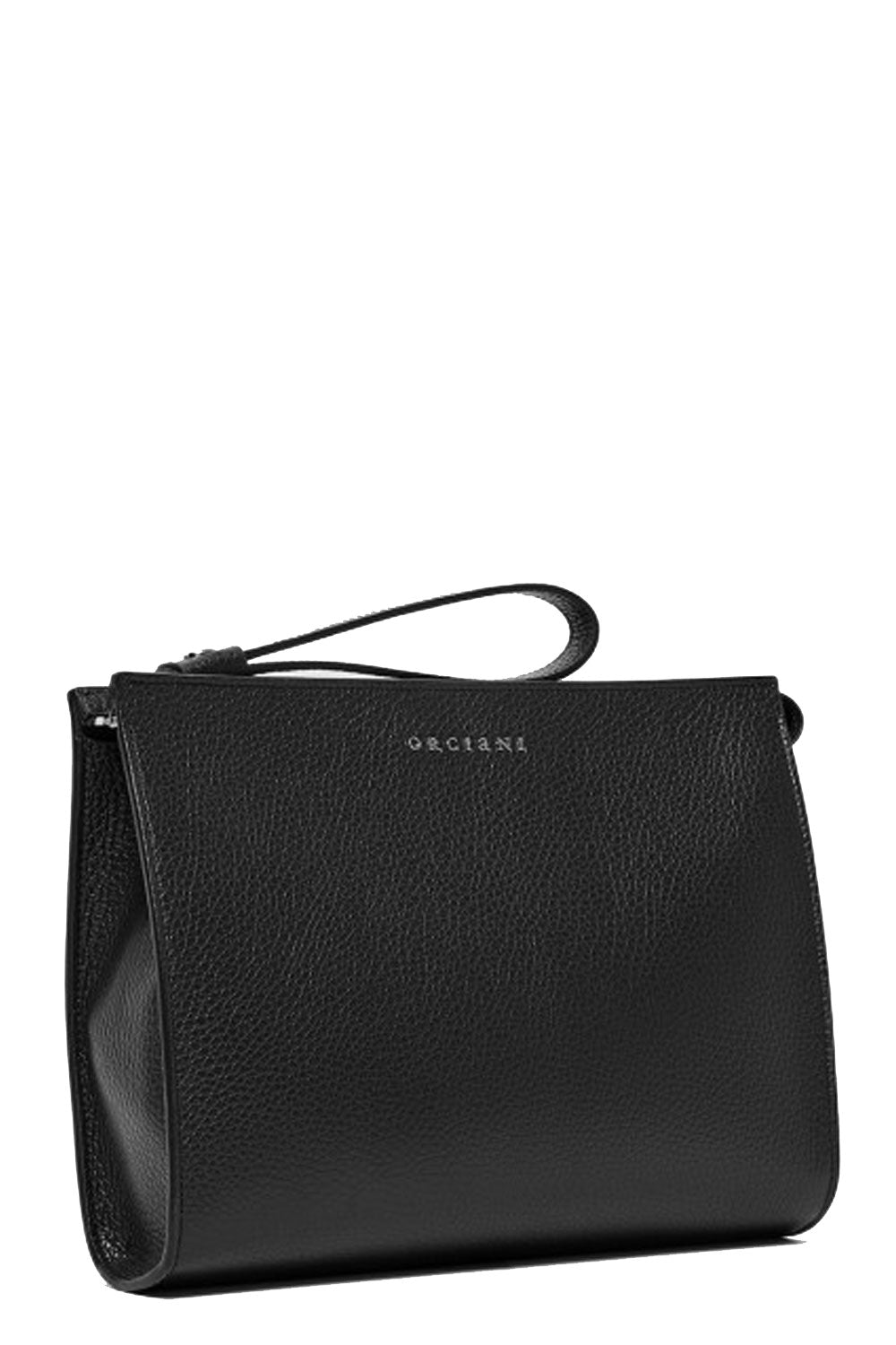ORCIANI Pouch Micron in pelle con polsiera